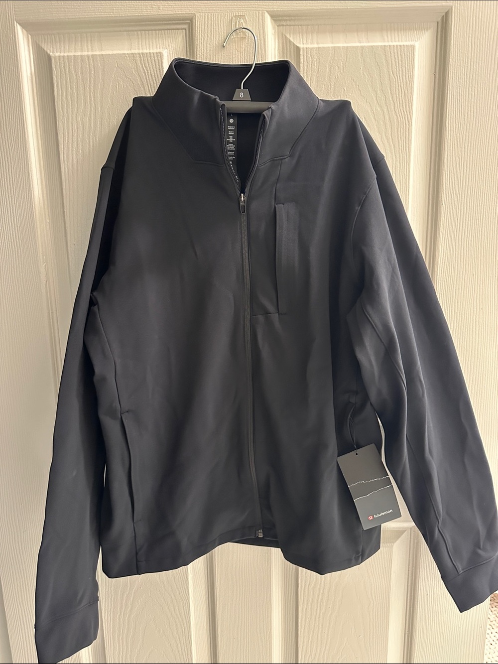 lululemon athletica Men’s Black Sojourn Lightweight Zip Jacket size L